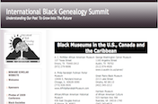 Black Museums – International Black Genealogy Summit