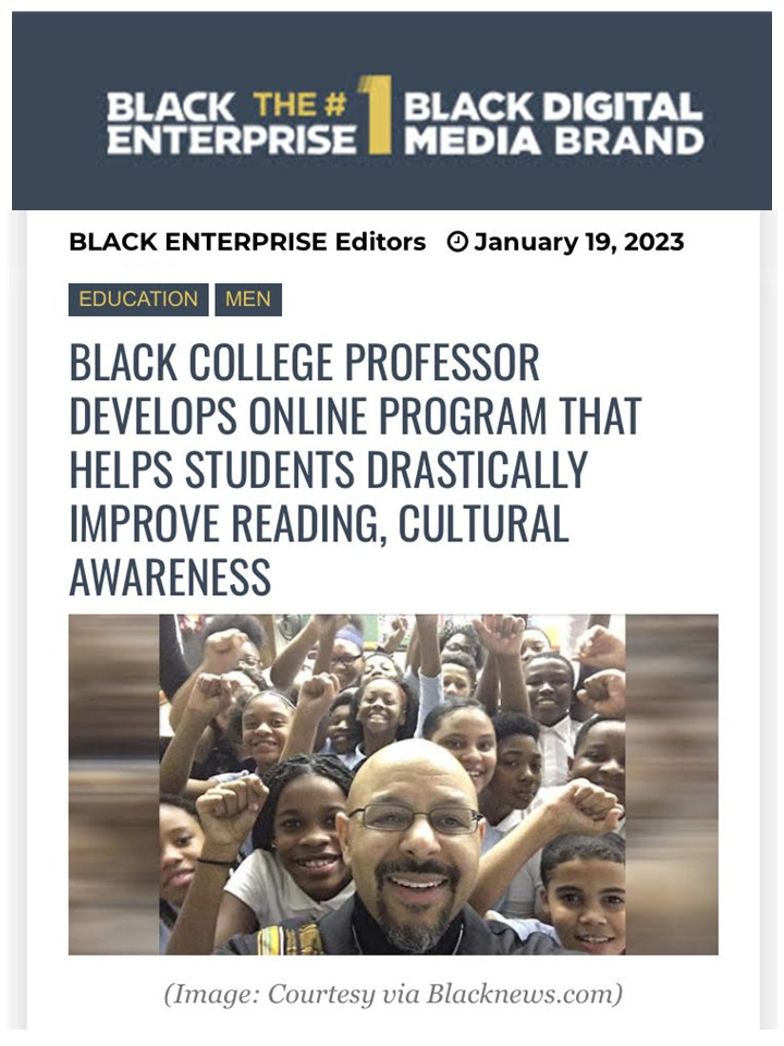 Black College Professor Develops Online Program That Helps Students Drastically Improve Reading, Cultural Awareness